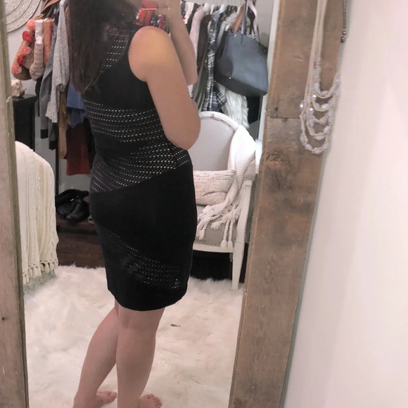 Calvin Klein size 6 black cozy shift dress - Picture 2 of 5